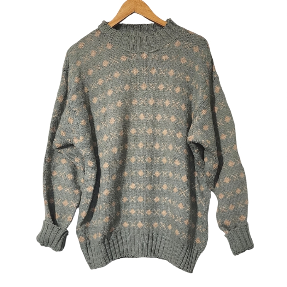Vintage Calvin klein Sport cotton knit pullover thick sweater